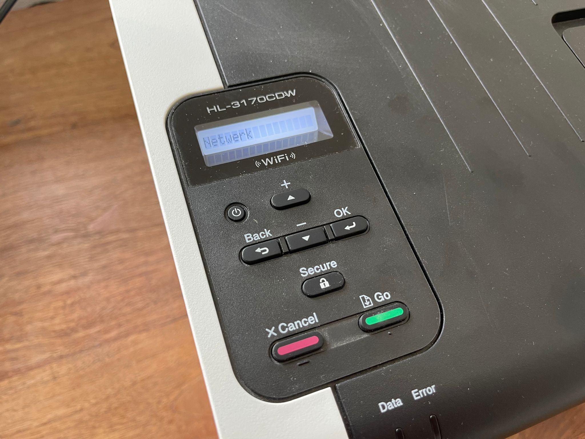 Brother hl 3170cdw Netwerk