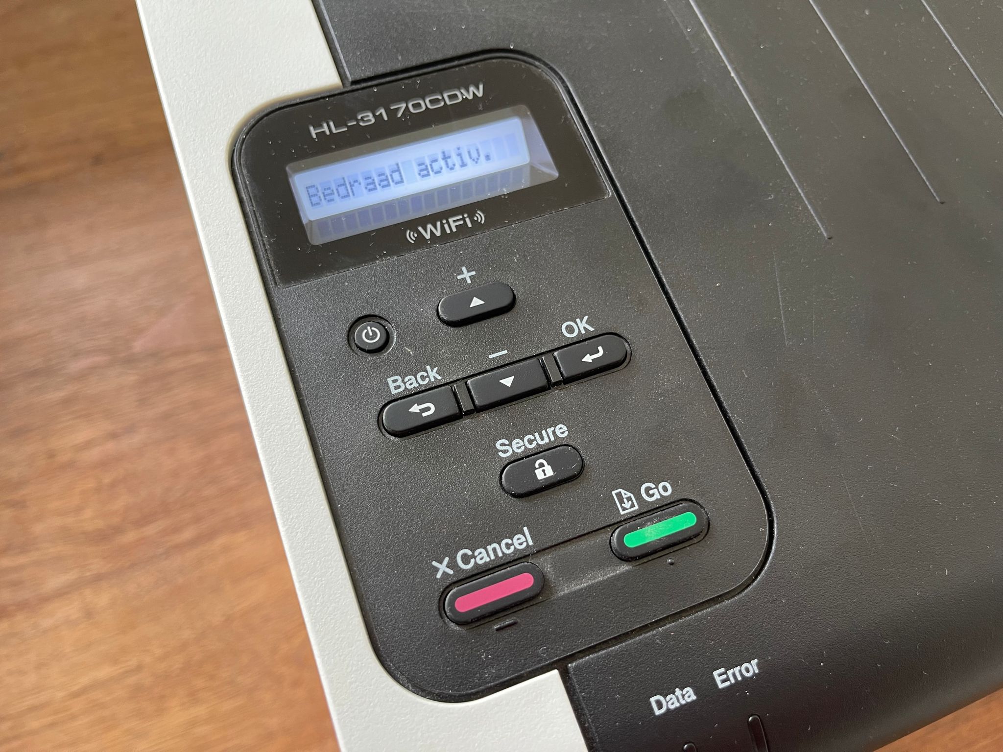 Brother hl 3170cdw Netwerk