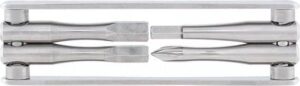CONTEC multifunctioneel gereedschap - TFR Fold 4 - Multitool 4-Functies - Zilver