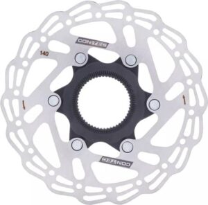 Contec CDR-CLE Remschijf Ø140mm CL - Zwart Zilver
