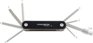 Contec Ten-A-Gogo Multitool 10-Delig - Zwart Zilver