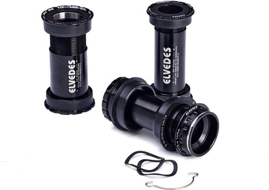 Elvedes Bottom Bracket Bb30 Shimano Kunststofstaal 68-73 Mm Zwart