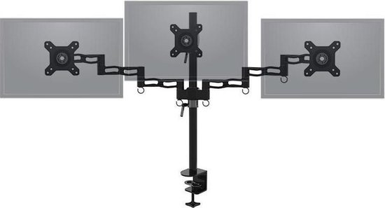 Bureaubeugel 13 inch tot 27 inch voor 3 Schermen van Sam Creative - Afbeelding 2